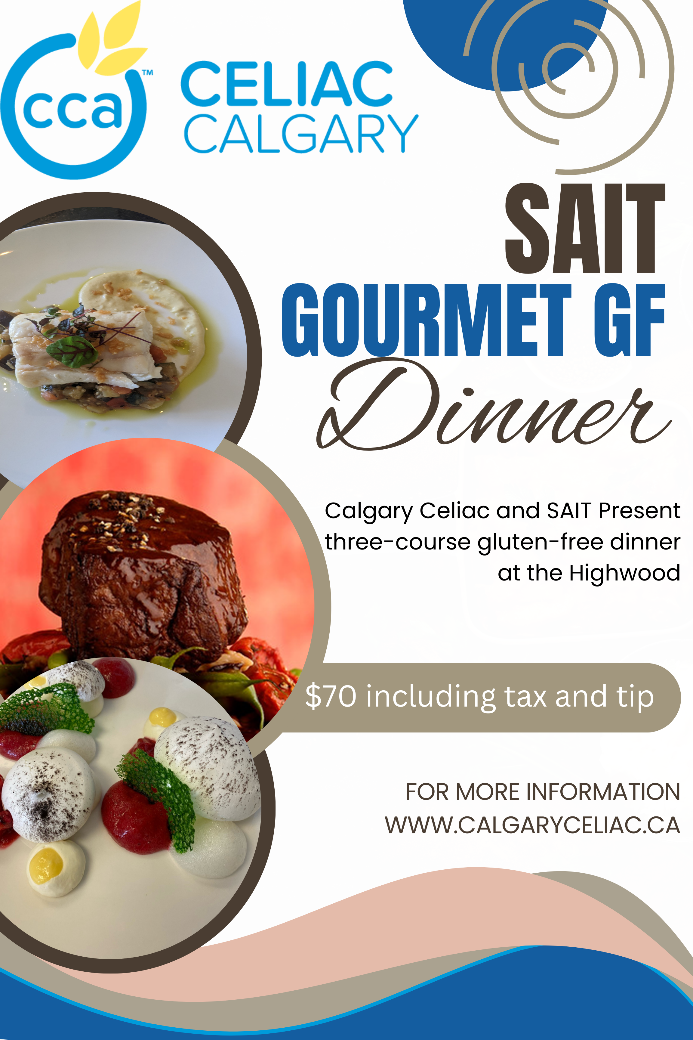 SAIT Gourmet Dinner poster